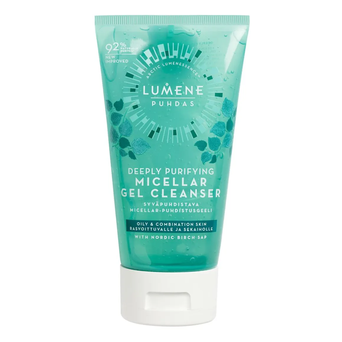 LUMENE PUHDAS SYVÄPUHDISTAVA MICELLAR-PUHDISTUSGEELI 150 ML