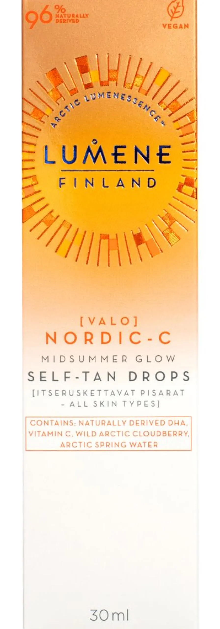 LUMENE VALO ITSERUSKETTAVAT PISARAT 30 ML