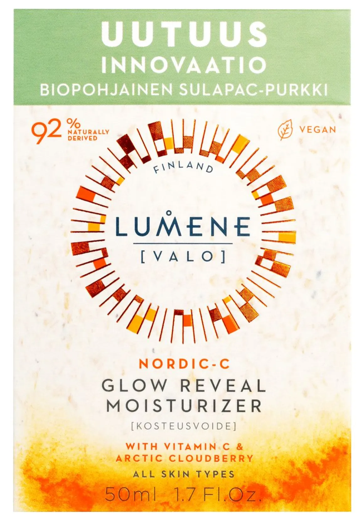 LUMENE VALO KIRKASTAVA&SILOTTAVA KOSTEUSVOIDE SULAPAC 50 ML