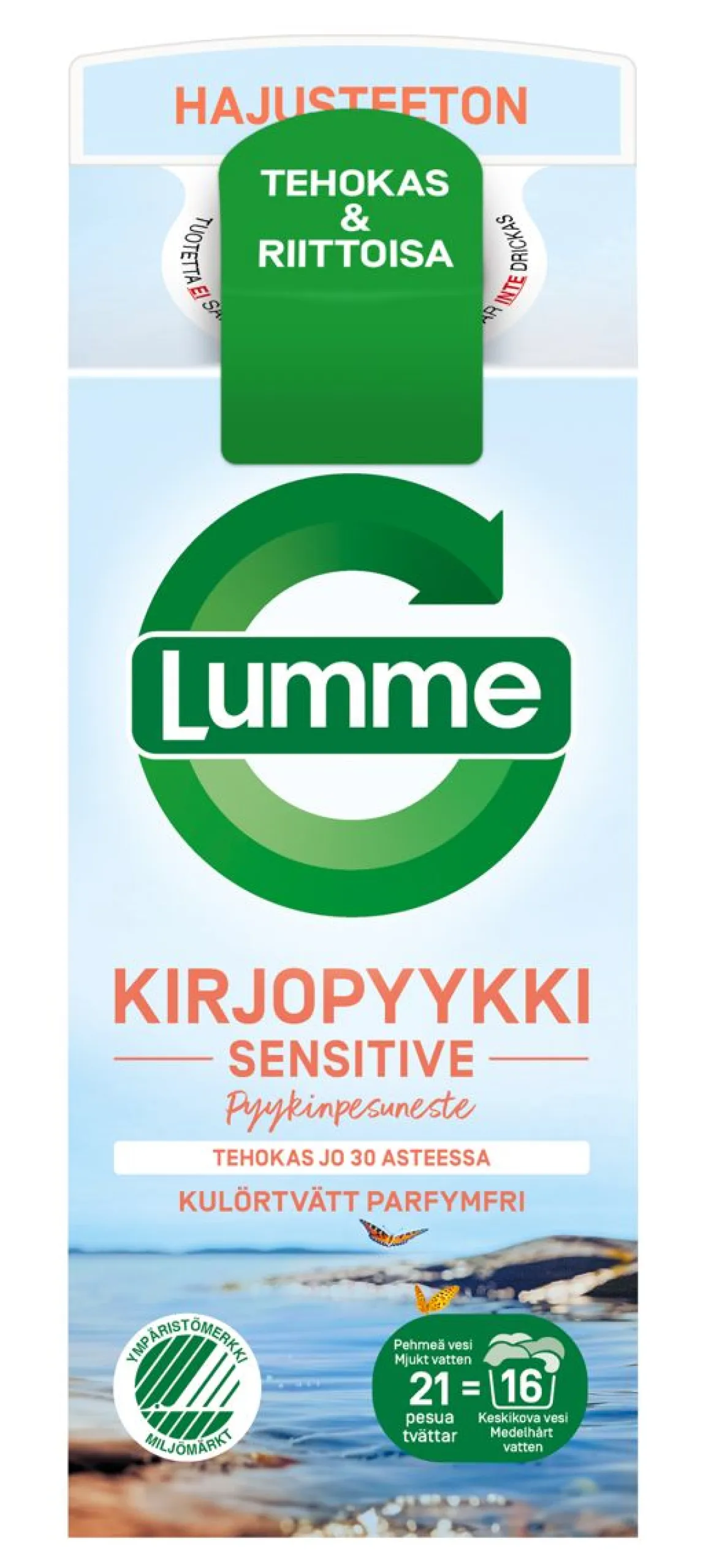 LUMME KIRJOPYYKKI SENSITIVE PYYKINPESUNESTE 750 ML