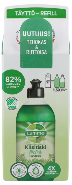 LUMME KÄSITISKIAINE METSÄ TÄYTTÖPAKKAUS 750 ML