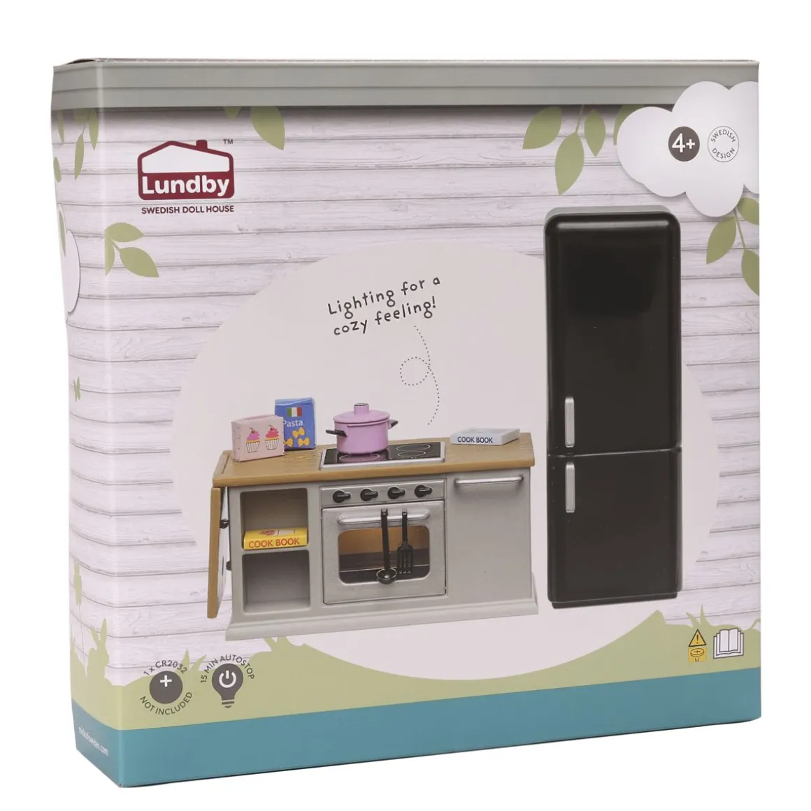 LUNDBY LIESI- JA -JÄÄKAAPPISETTI NUKKEKOTIIN