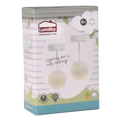 LUNDBY RIISIPAPERILAMPPU 2 KPL NUKKEKOTIIN