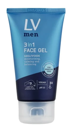 LV MEN FACE GEL 3-IN-1 75 ML