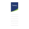 LYRECO MAPPIETIKETIT 54X188MM 10 KPL/PKT 80 MM SELÄLLE