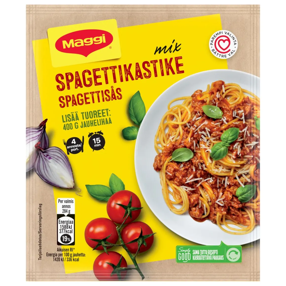 MAGGI MIX SPAGHETTIKASTIKE -AINEKSET 64 G