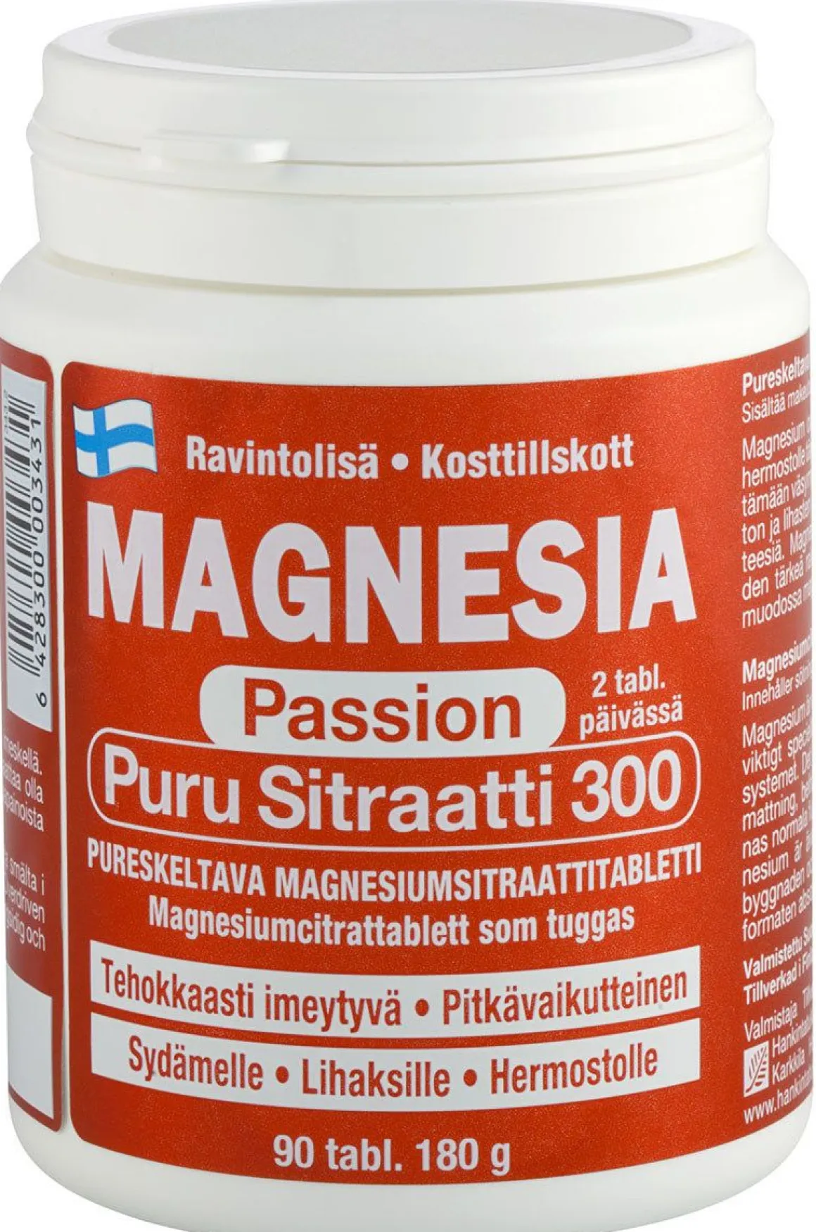 MAGNESIA PASSION PURU SITRAATTI 300 90 KPL