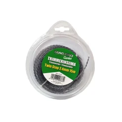 MAG-PRO GARDEN TRIMMERINSIIMA KIERRETTY TWIN STOP 2,4MM 15M