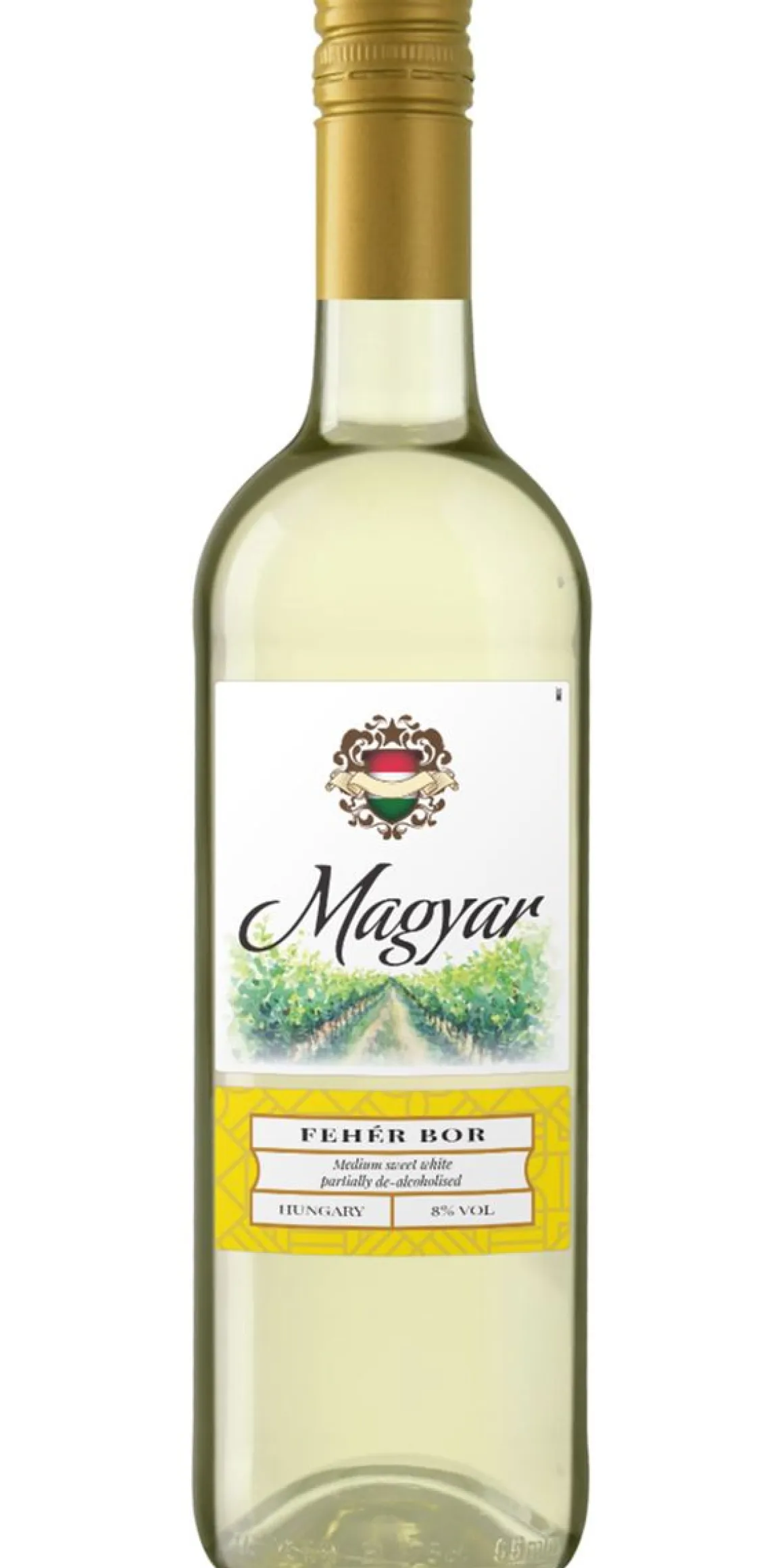 MAGYAR WHITE WINE 8% KLP 750 ML
