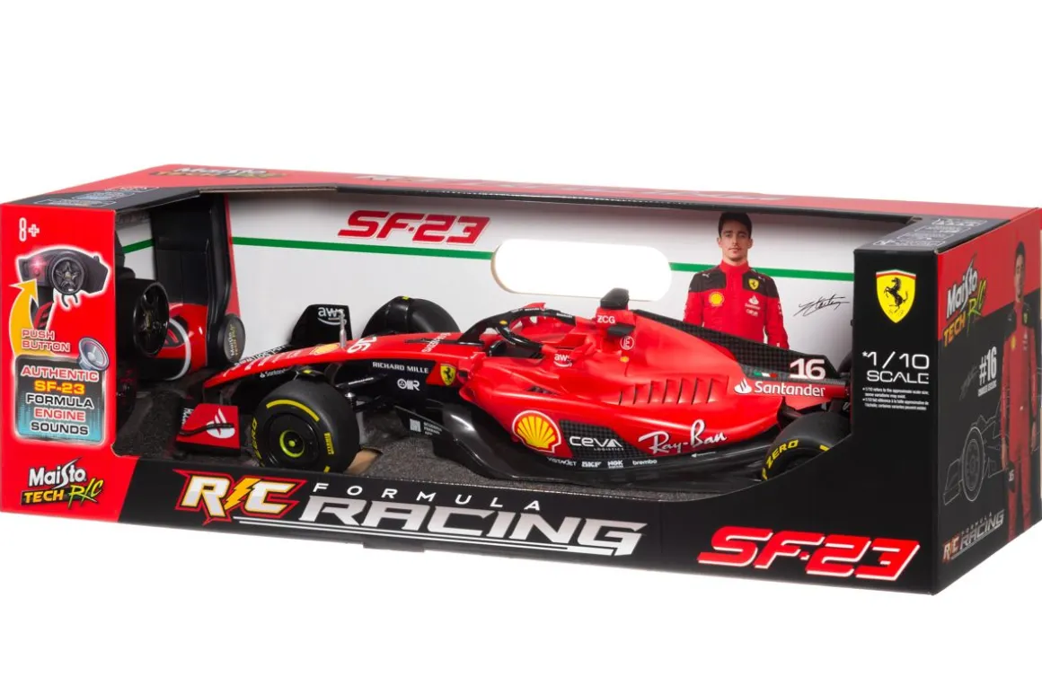 MAISTO TECH 1:10 FORMULA RC - SF -23 16 CHARLES LECLERC AUTO
