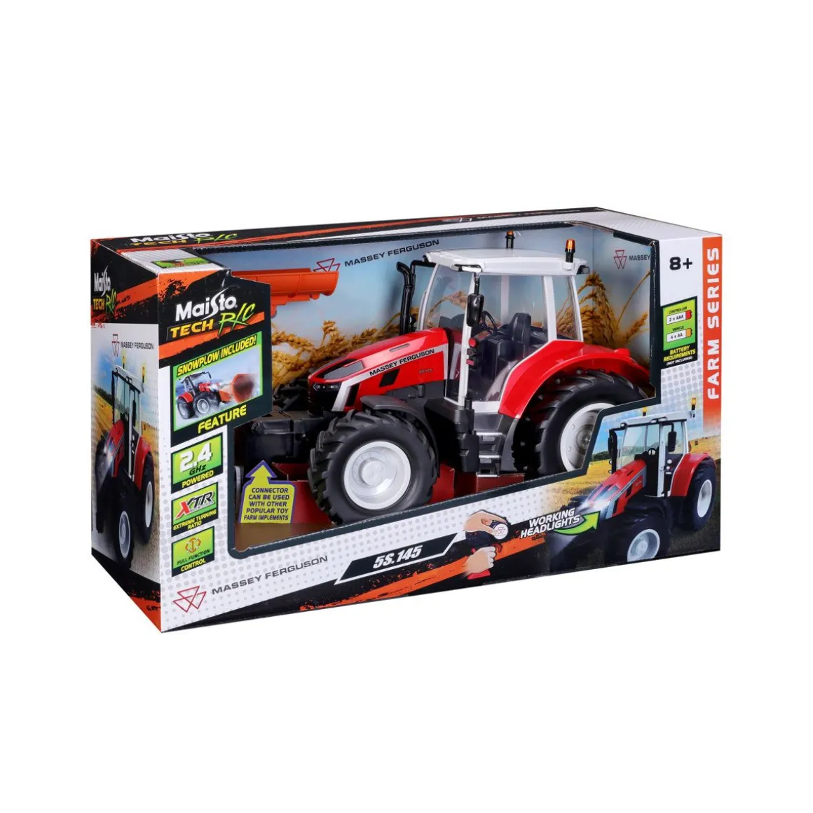 MAISTO TECH R/C TRAKTORI AURALLA 2.4GHZ MASSEY FERGUSON