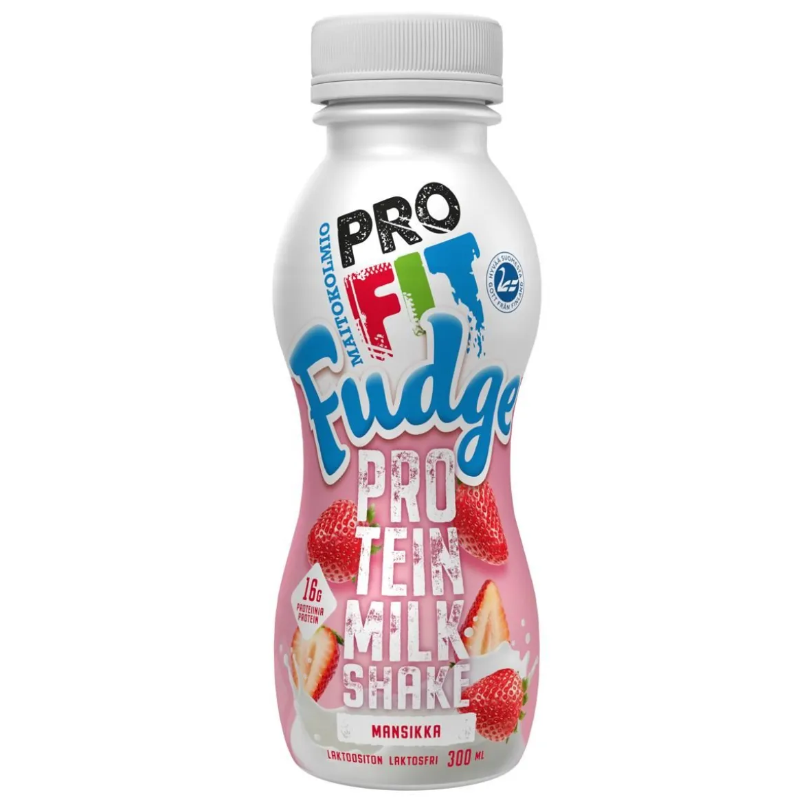 MAITOKOLMIO PROFIT FUDGE PROTEIN MILKSHAKE MANSIKKA 300 ML