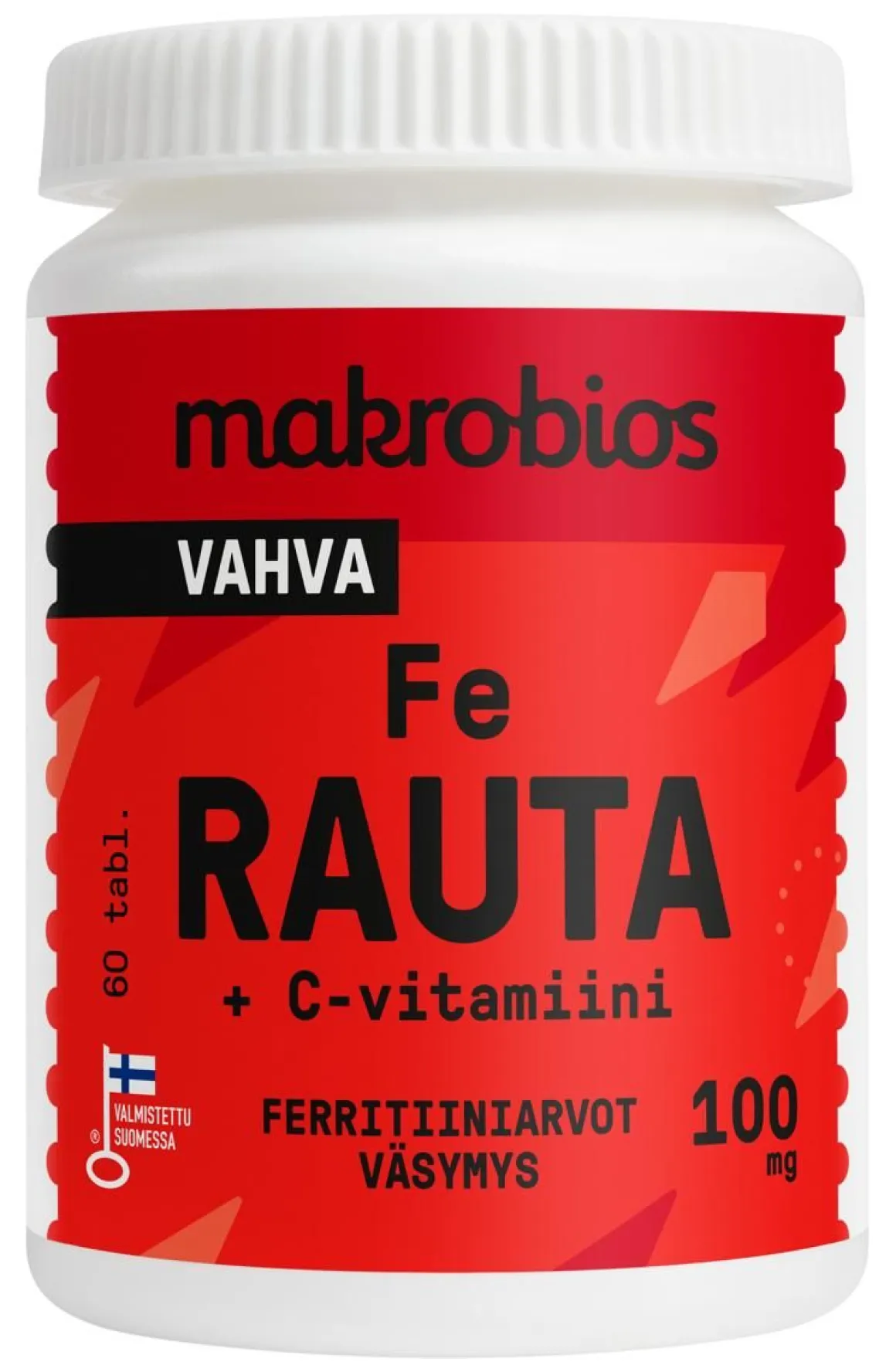 MAKROBIOS RAUTA +C-VITAMIINI 60 KPL