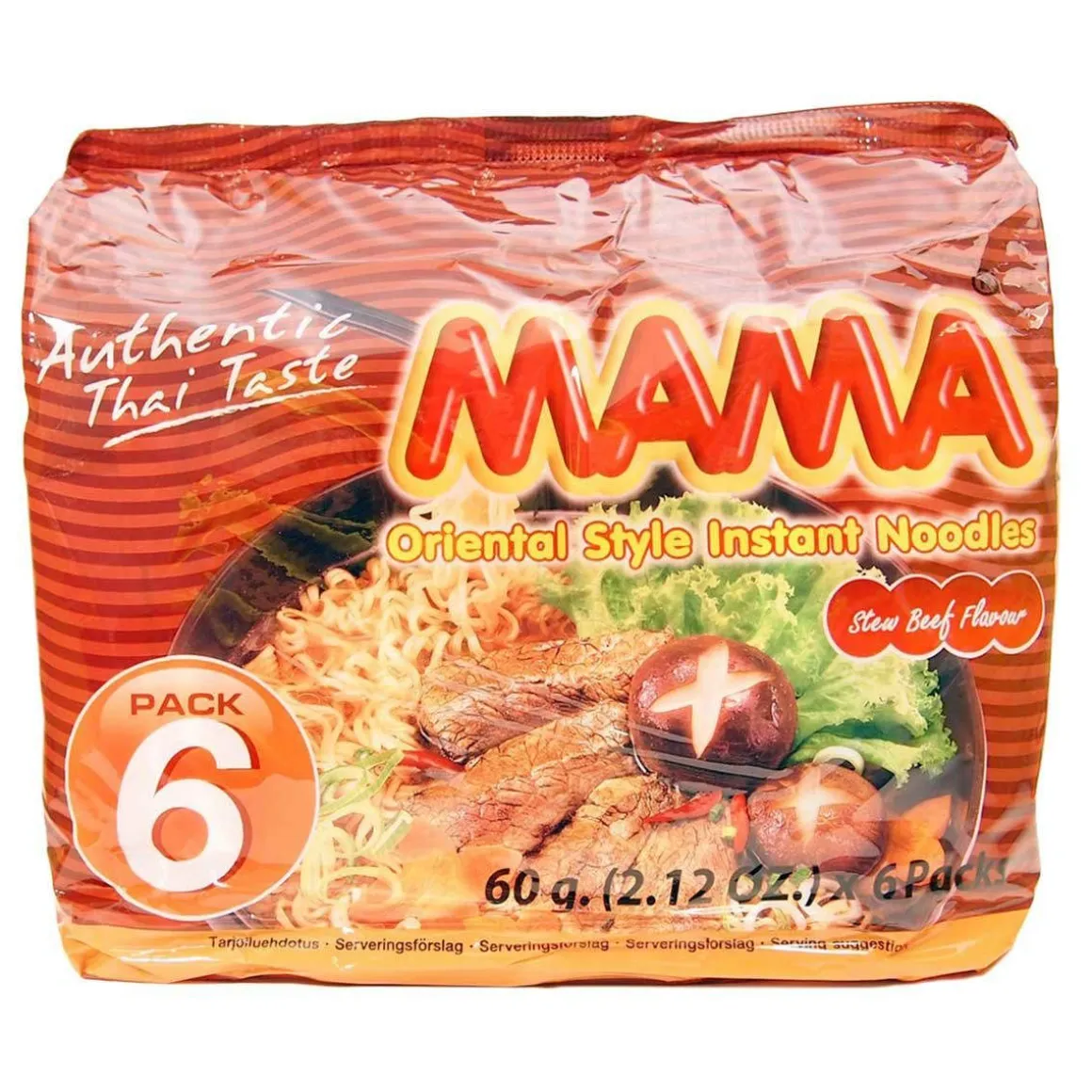 MAMA NUUDELI NAUDANLIHANMAKUINEN 6-PACK 360 G