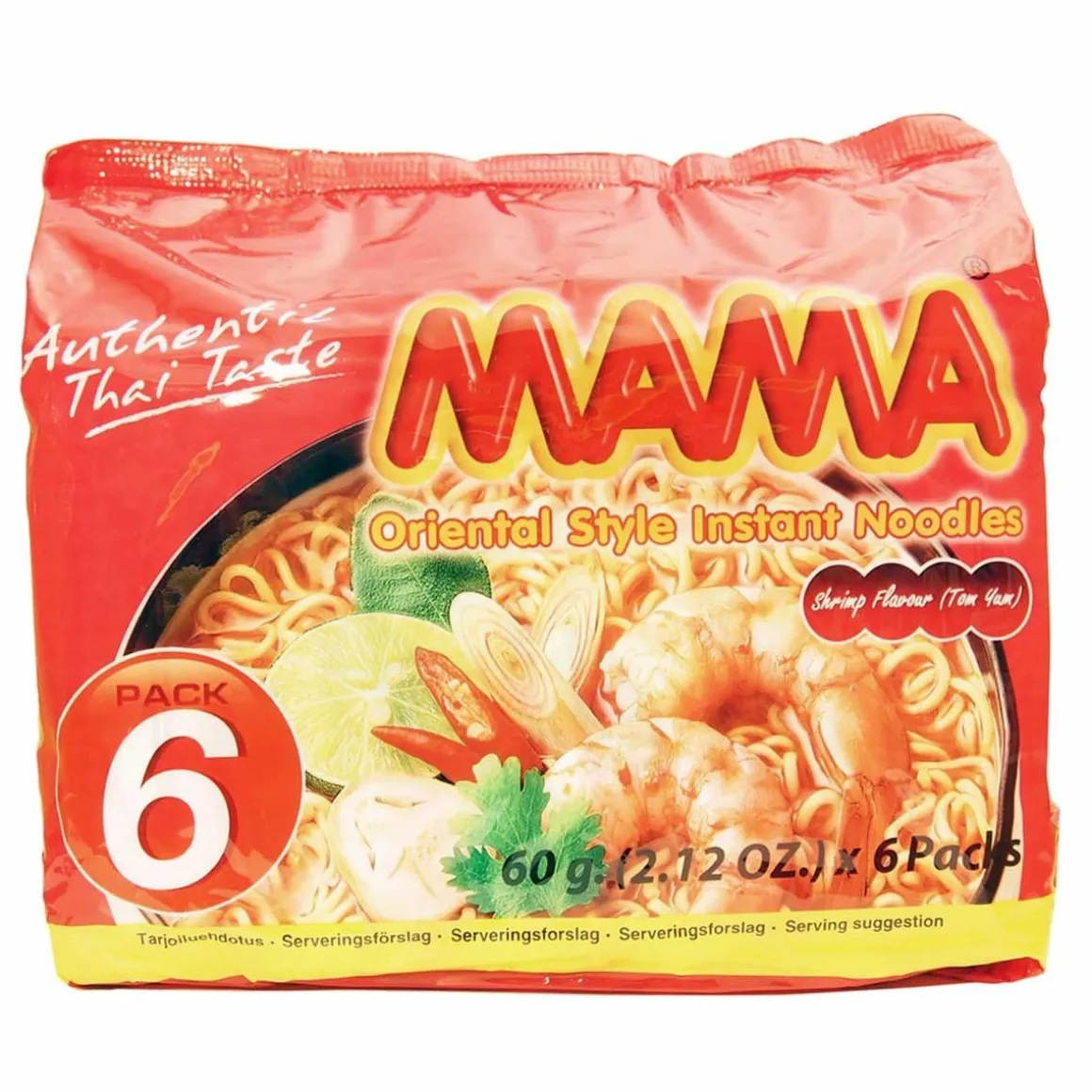 MAMA NUUDELI KATKARAVUNMAKUINEN 6-PACK 360 G