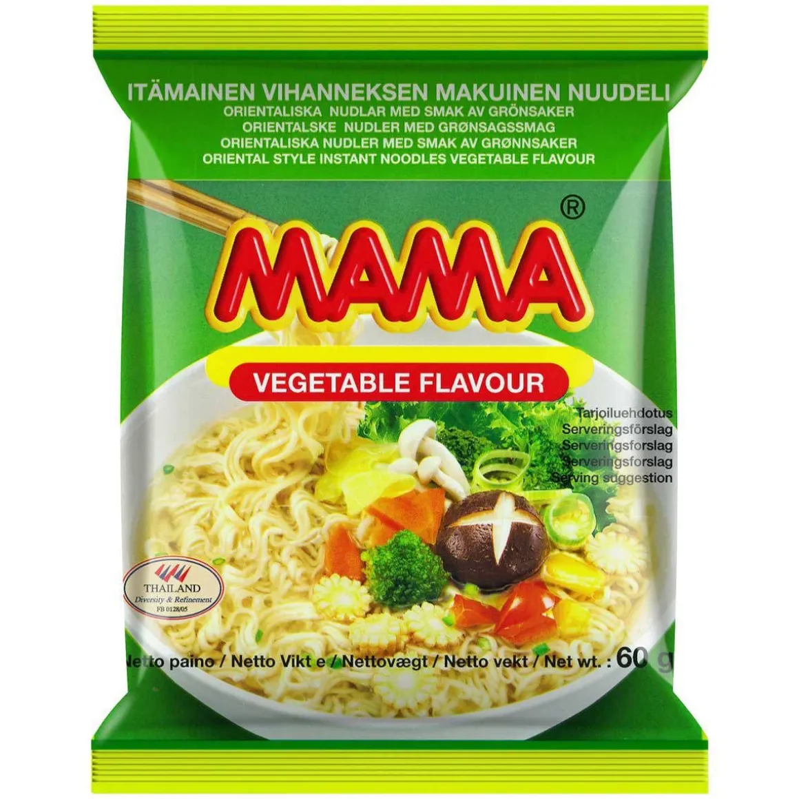 MAMA NUUDELI VIHANNEKSENMAKUINEN 60 G