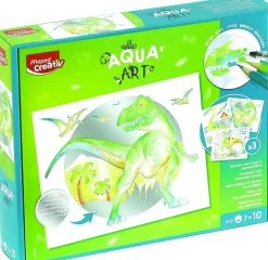 MAPED ASKARTELUSARJA AQUA ART DINO