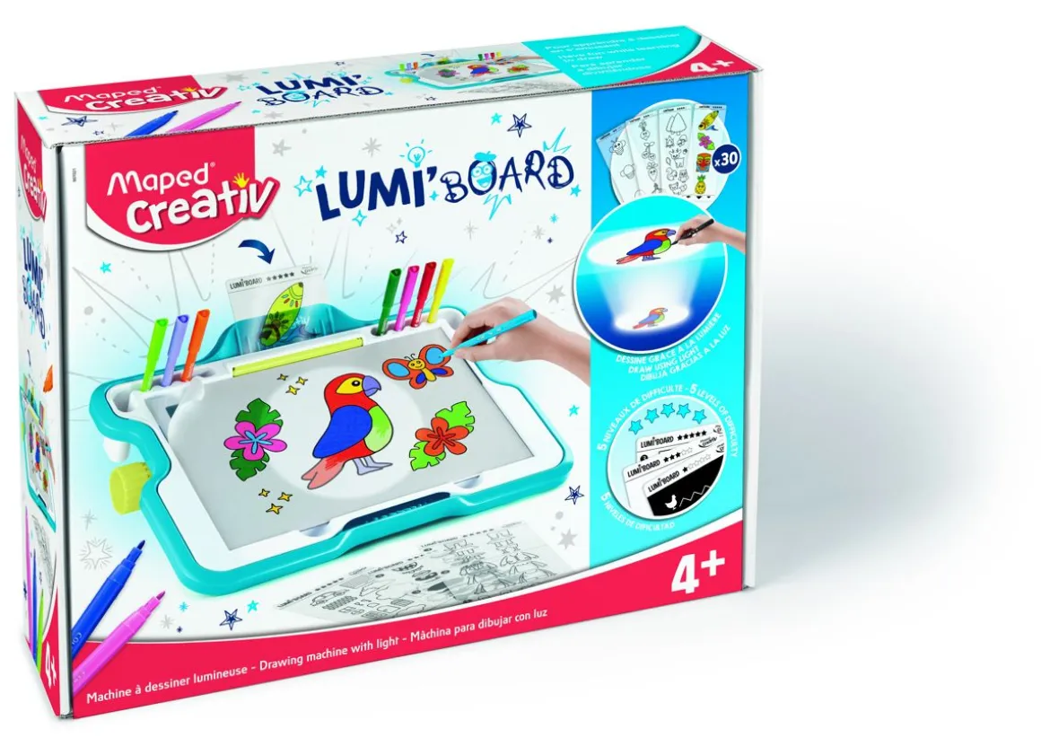 MAPED CREATIV LUMI BOARD VALOTAULU JA TARVIKKEET