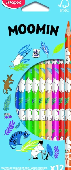 MAPED MOOMIN VÄRIKYNÄ 12KPL FSC