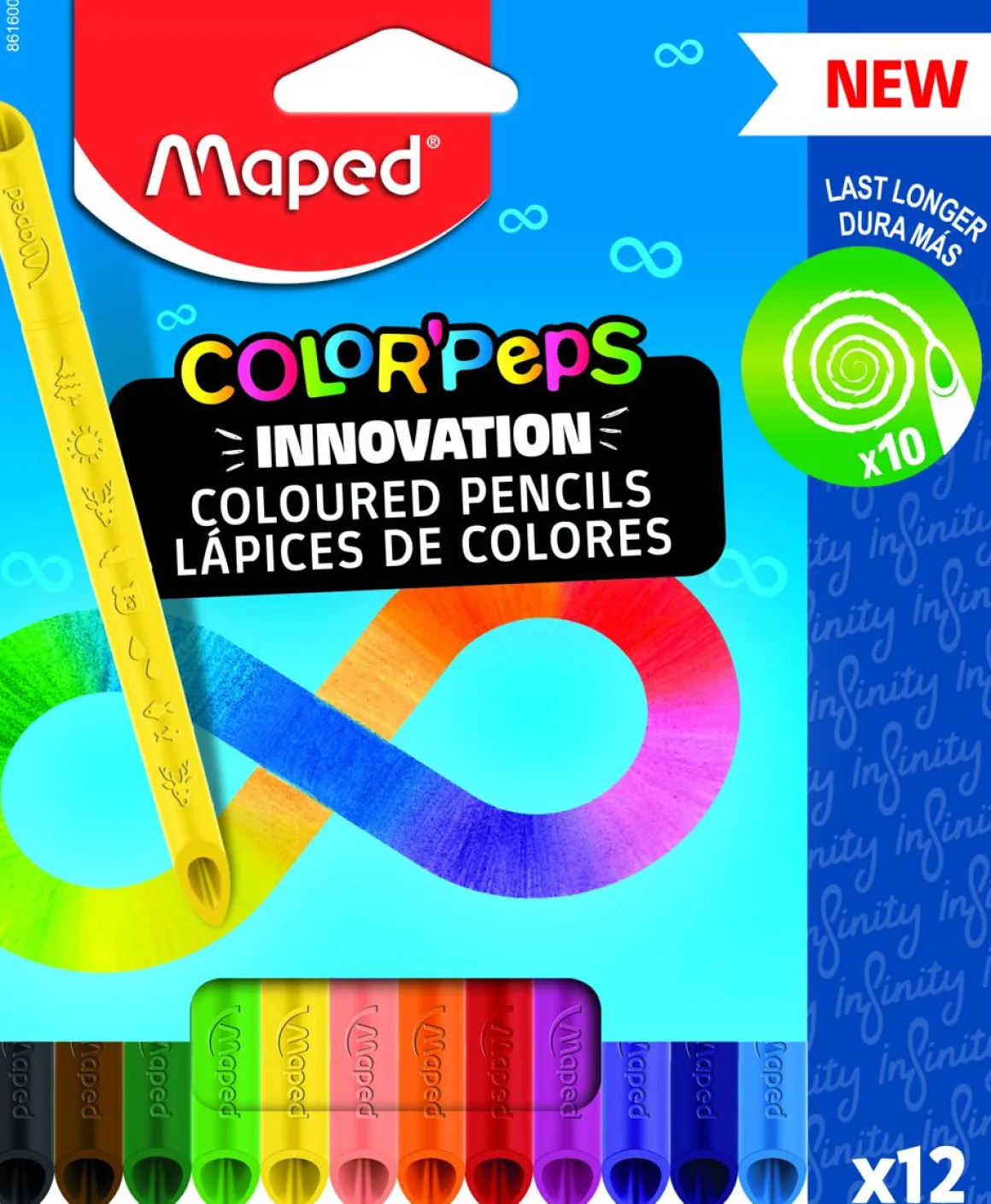 MAPED VÄRIKYNÄ INFINITY 12 KPL