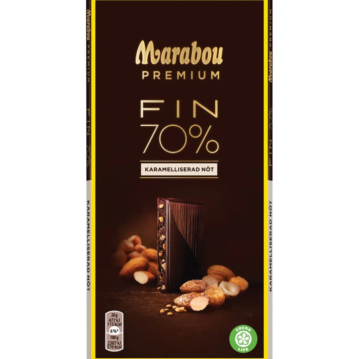 MARABOU PREMIUM KARAMELLISERAD NÖT 100 G