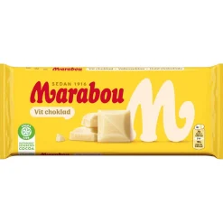MARABOU WHITE SUKLAALEVY  180 G