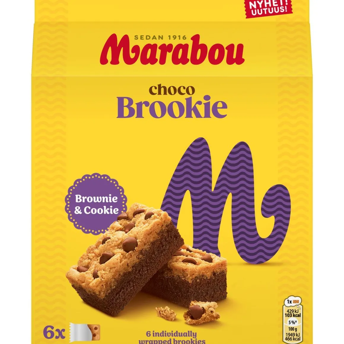 MARABOU CHOCO BROOKIE 132 G