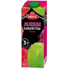 MARLI JUISSI SOKERITON SEKAMEHUJUOMA 1L