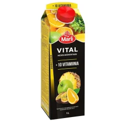 MARLI VITAL HEDELMÄNEKTARI + 10 VITAMIINIA 1L