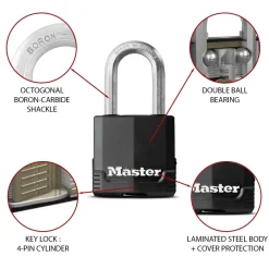 MASTERLOCK RIIPPULUKKO M115EURD 49MM