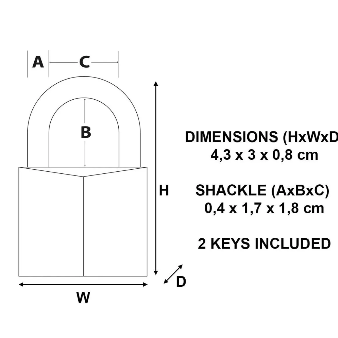 MASTERLOCK RIIPPULUKKO MAGNUM CAD30 30MM