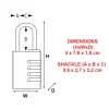 MASTERLOCK RIIPPULUKKO NUMEROLUKITUKSELLA 7640EURDBLK 40MM
