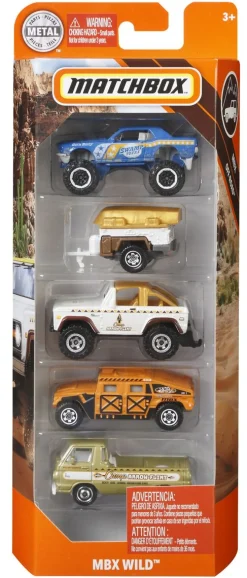 MATCHBOX PIKKUAUTOT 5 KPL