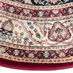 MATTOKYMPPI VISKOOSIMATTO 100CM PYÖREÄ PUNAINEN