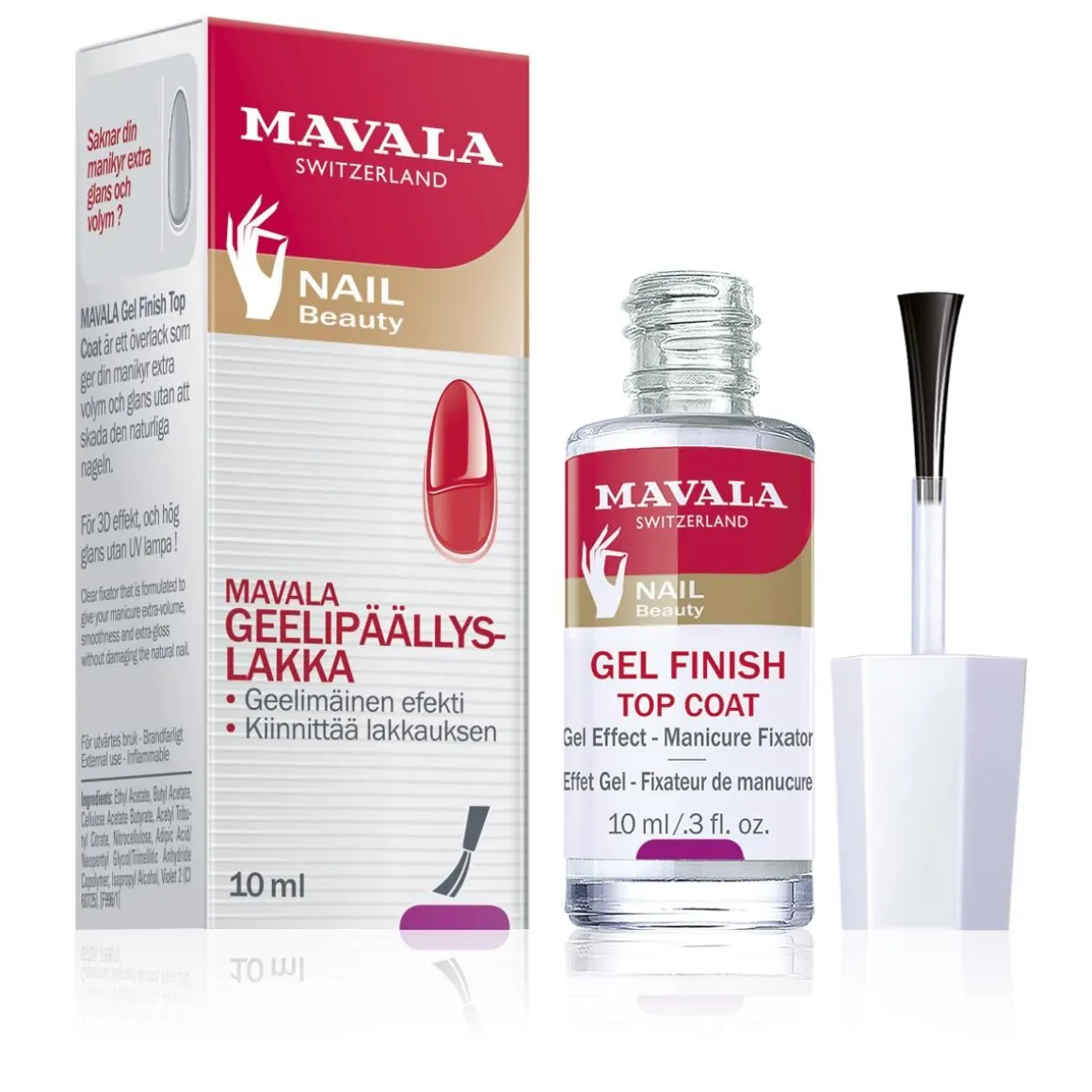 MAVALA GEL FINISH TOP COAT GEELIPÄÄLLYSLAKKA