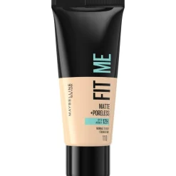 MAYBELLINE FIT ME MATTE + PORELESS -MEIKKIVOIDE 110 PORCELAIN