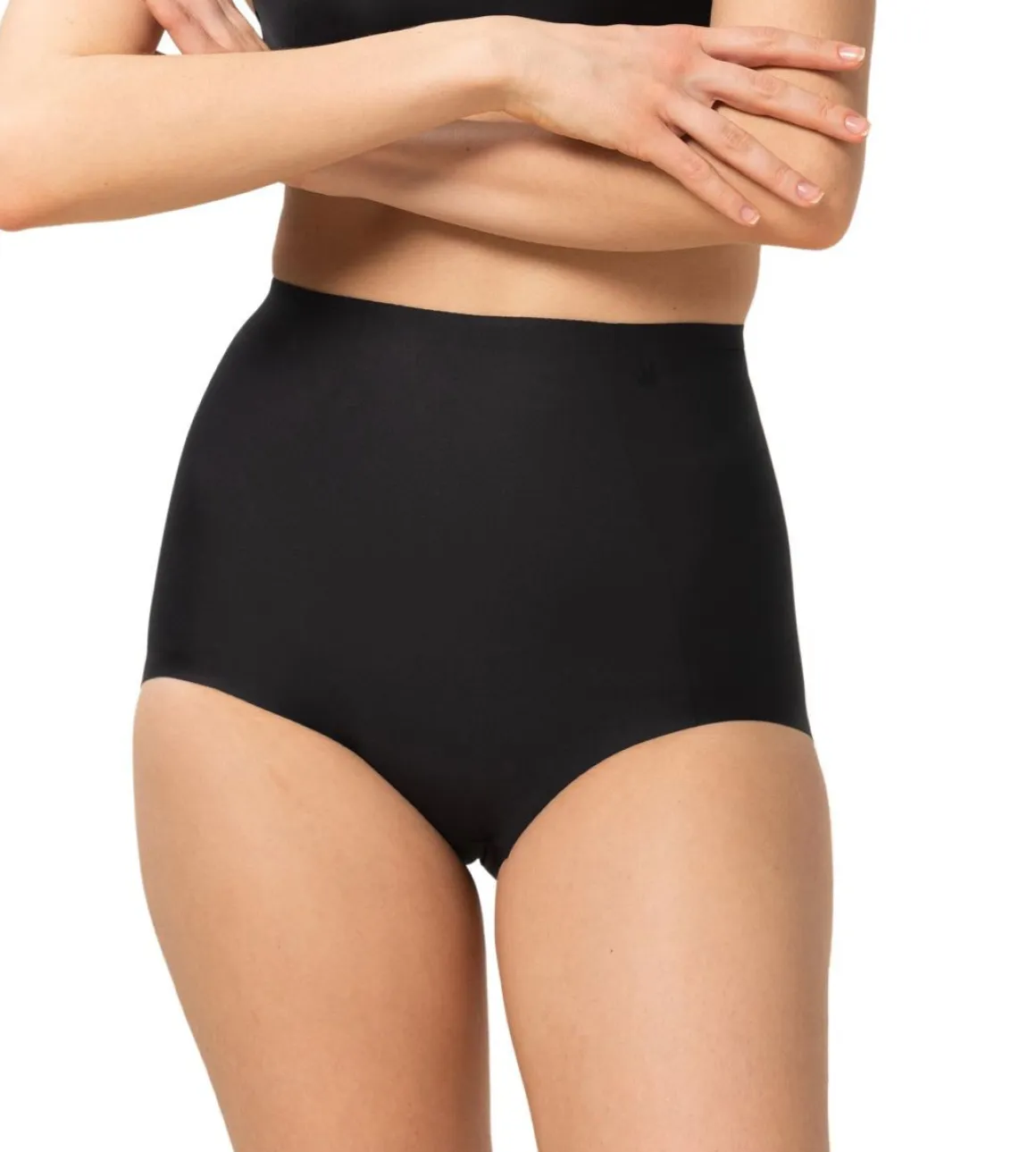 MEDIUM SHAPING SERIES HIGHWAIST MUOTOILEVAT NAISTEN ALUSHOUSUT XL MUSTA