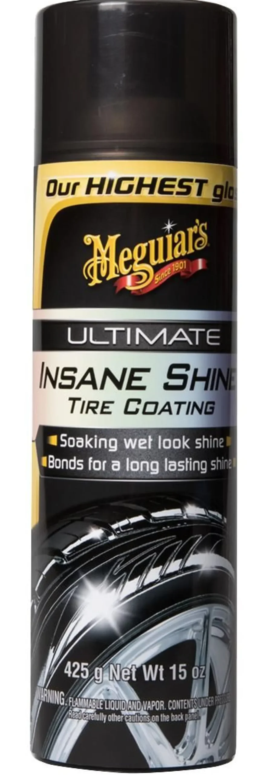 MEGUIARS TIRE INSANE COATING RENKAIDENKIILLOTUSAINE 443 ML