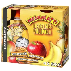 MEHUKATTI HEDELMÄVÄLIPALA HEDELMÄMIX 4-PACK 360 G