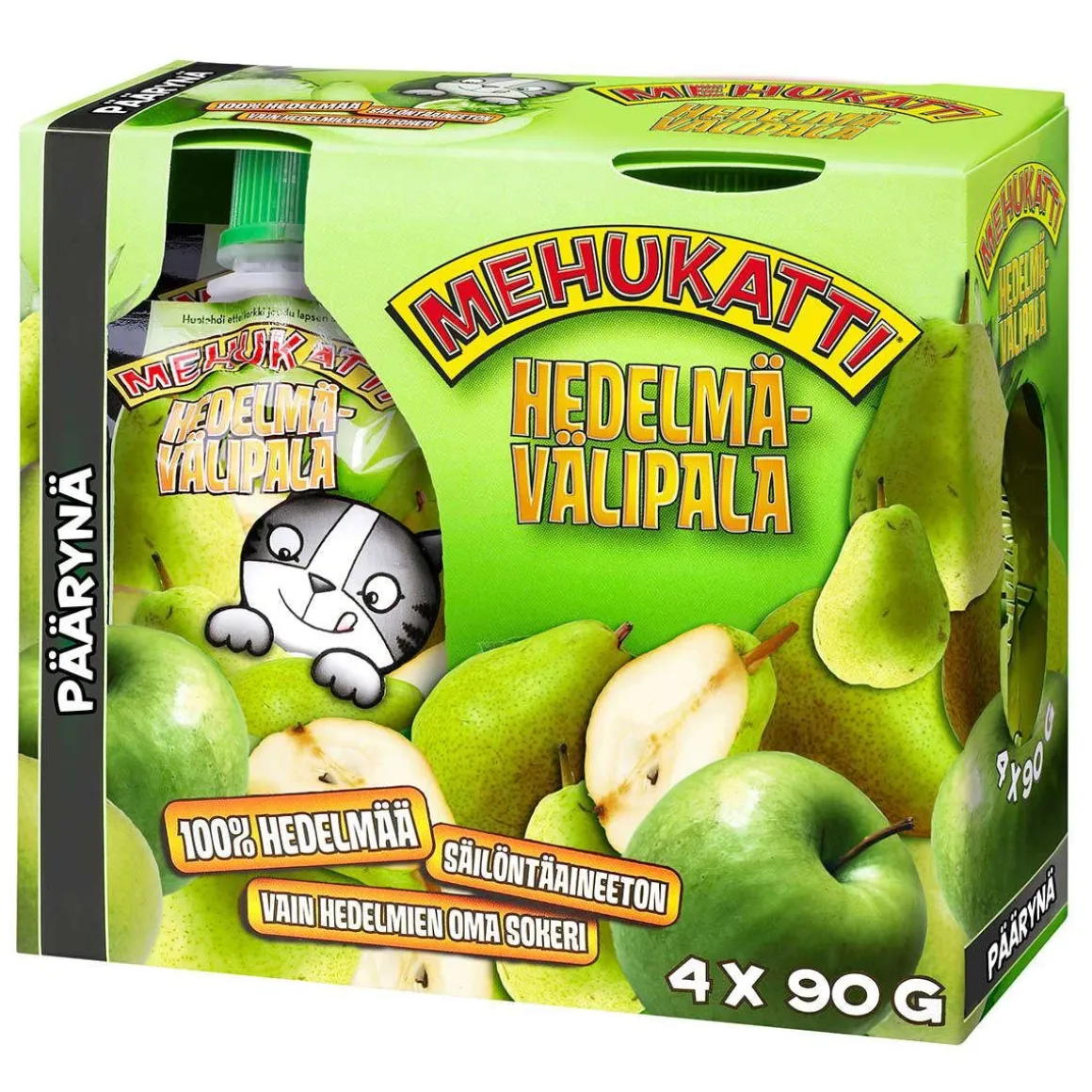 MEHUKATTI HEDELMÄVÄLIPALA PÄÄRYNÄ 4-PACK 360 G