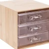 MEIKKIEN JÄRJESTÄJÄ 15,2X12,2X10,3CM BAMBUA