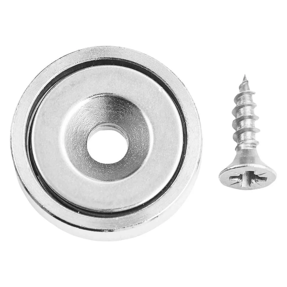 MEISTER-TOOLS MAGNEETTI PYÖREÄ RUUVILLA 16X4,5X3,5MM, 7,5KG PITOVOIMA