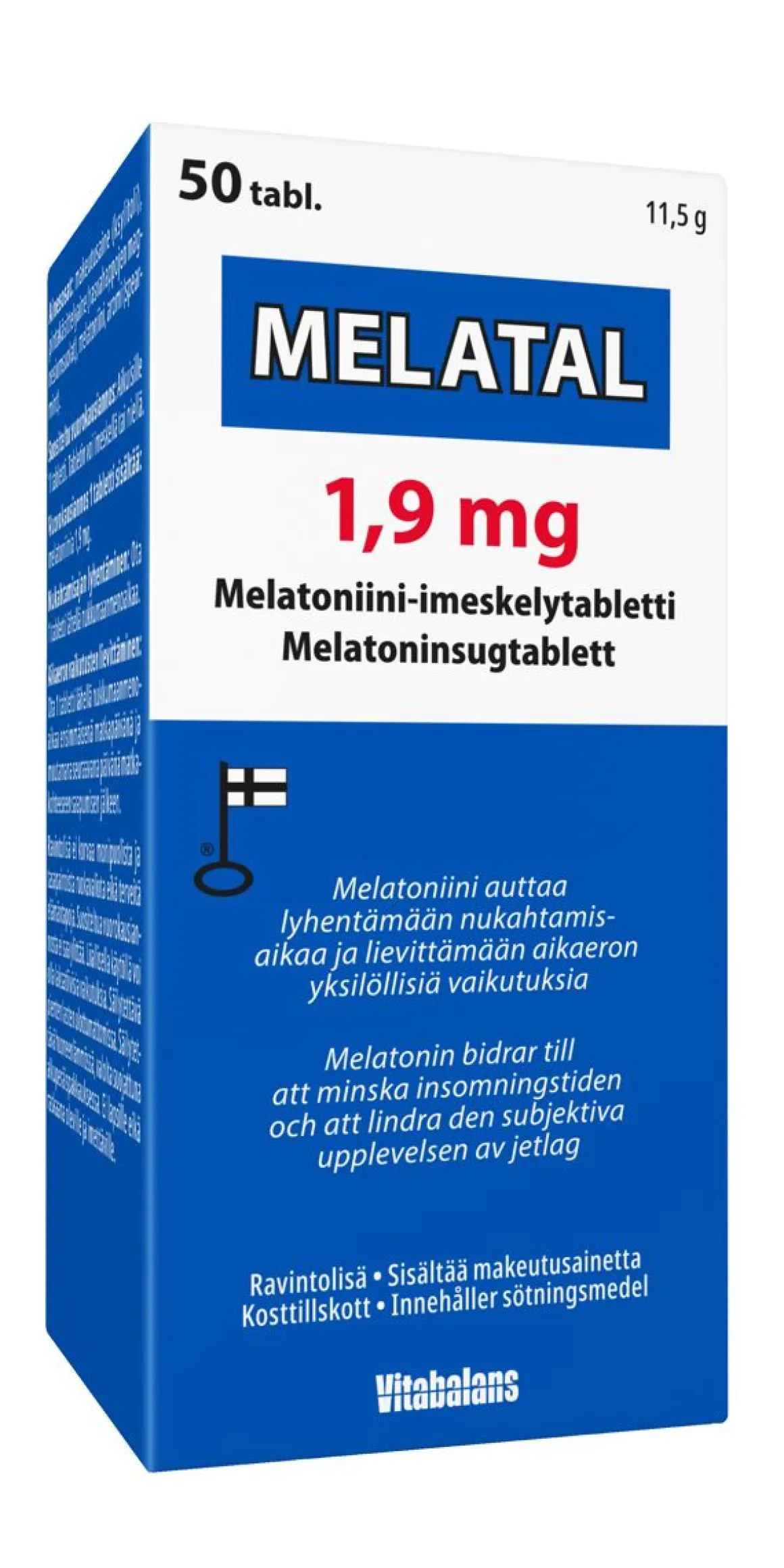 MELATAL 1,9 MG SPEARMINT 50 KPL