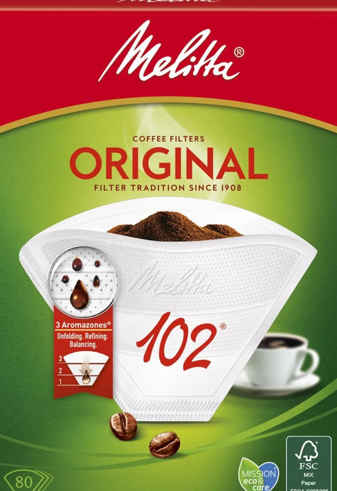 MELITTA SUODATINPAPERI 102/80 VALK