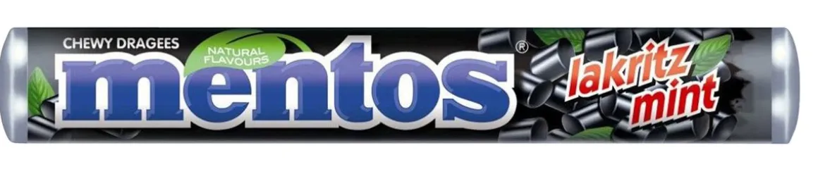 MENTOS LAKRITS-MINT 38 G