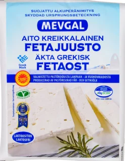 MEVGAL AITO KREIKKALAINEN FETAJUUSTO LAKTON 200 G