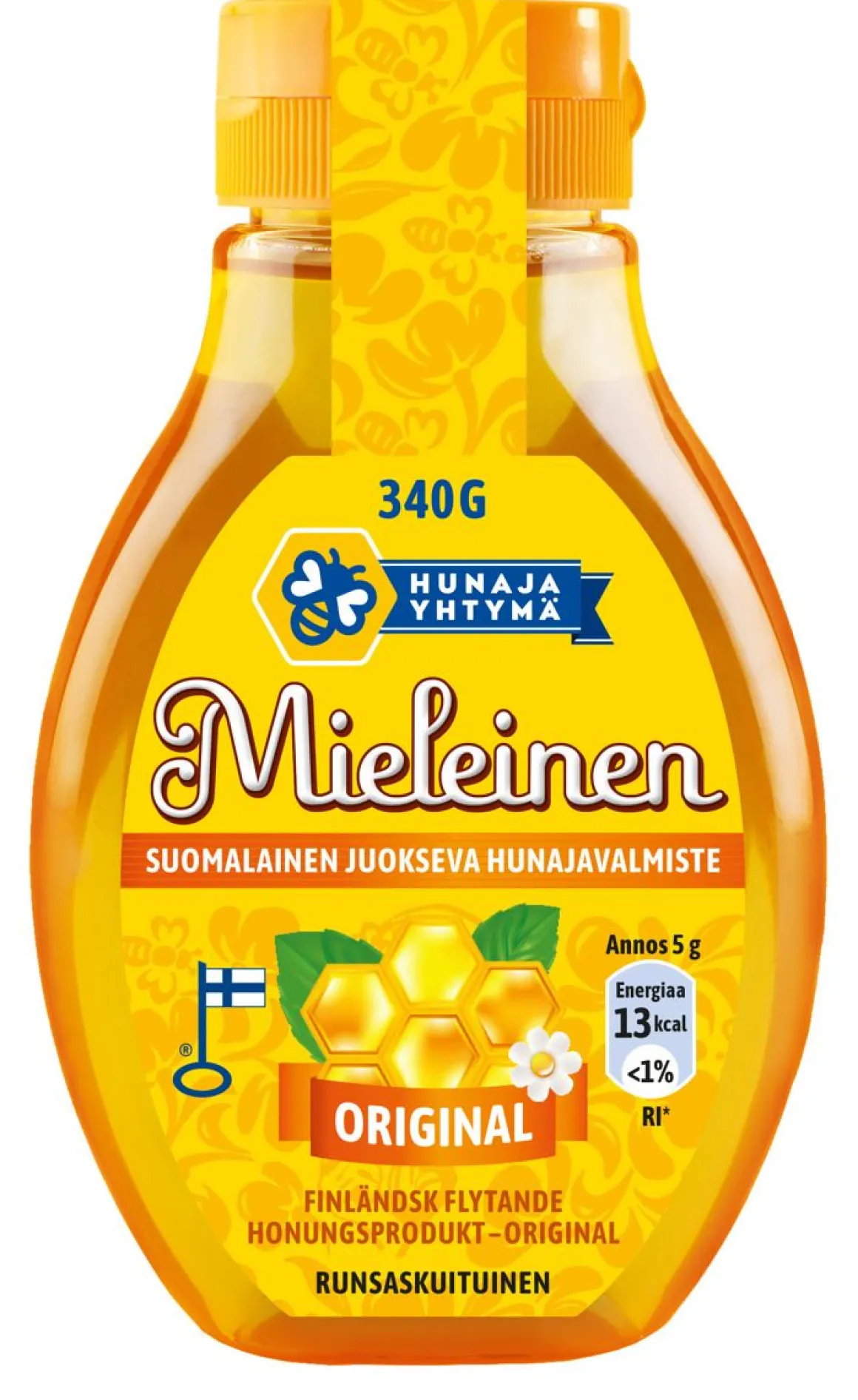 MIELEINEN HUNAJAA JA KUITUA SUOMALAINEN 340 G