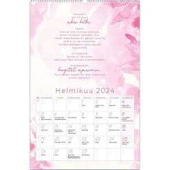 MIETTEITÄ MAALTA MIETELAUSE SEINÄKALENTERI 2024 22X34 CM