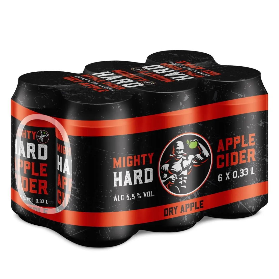 MIGHTY HARD CIDER 5,5% DRY APPLE 0,33 TLK 6-PACK 1,98 L