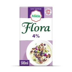 MILDA FLORA RUOKA 4% VÄHÄLAKT 500 ML